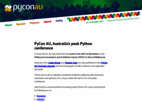pycon-au.org